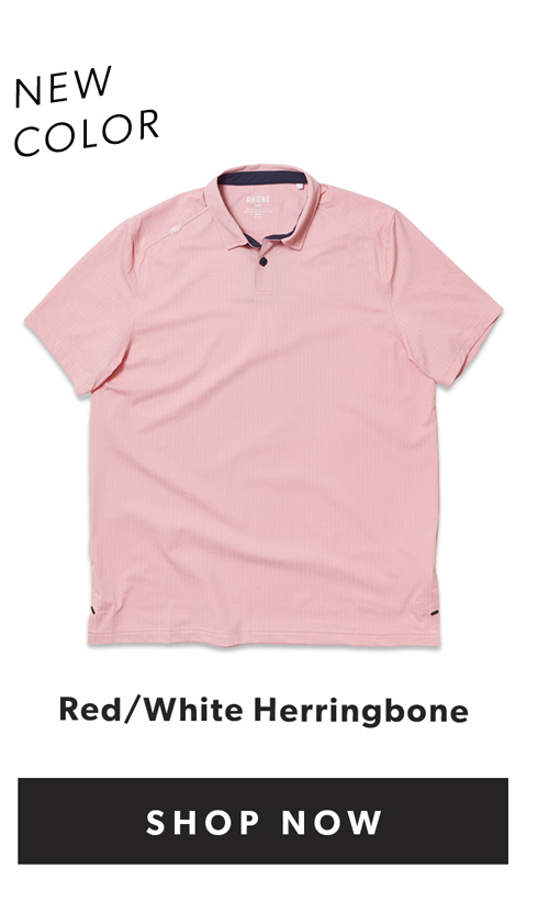 Red/White Herringbone