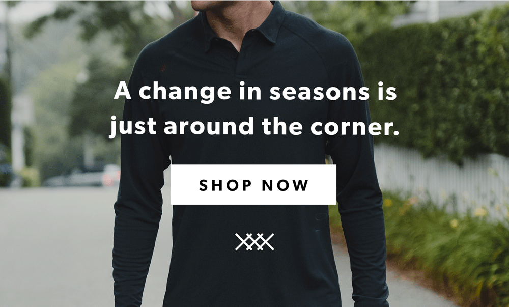 A change in season is just around the corner
