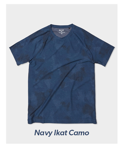 Navy Ikat Camo